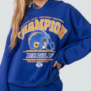 Champion Blue Hoodie